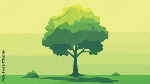 Illustration vector graphic of tree tree isolated