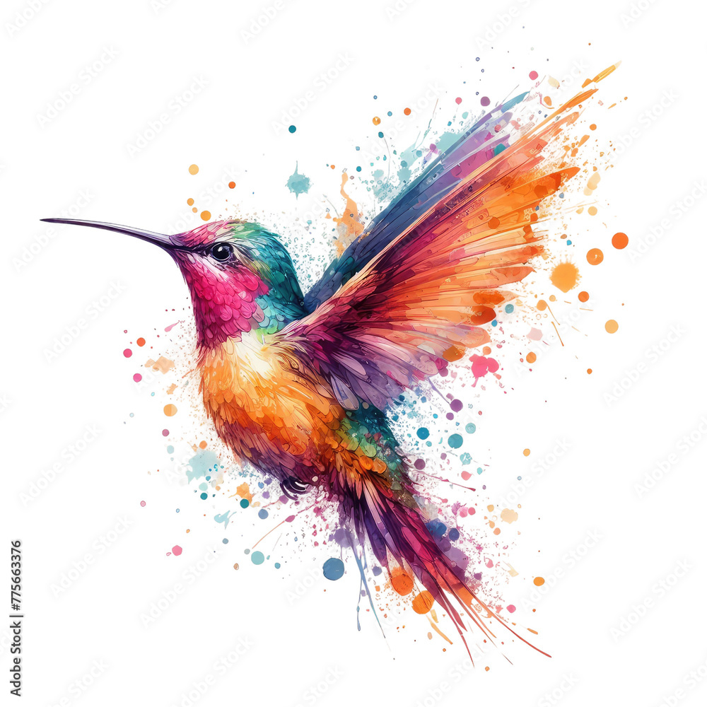 Obraz premium Isolated Bird on a Clear PNG Canvas, Generative AI