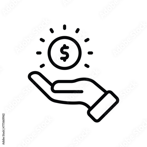 Loan Money vector icon