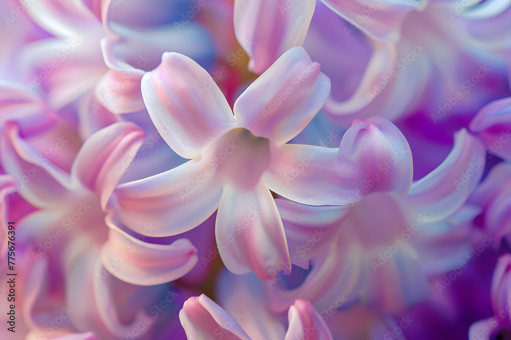 Macro of hyacinth