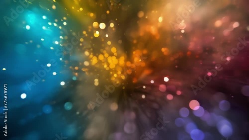 Bold bursts of color as sparklers ignite and shoot out in a variety of dazzling hues.