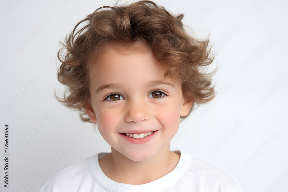 Child boy with white background. Nursery school. Childhood professions. School holidays. Topics related to childhood. Child boy with white background. Nursery school. Childhood professions. School holidays. Topics related to childhood.
