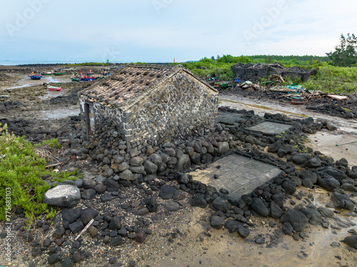 Yanding ancient salt field in Danzhou, Hainan, China photo