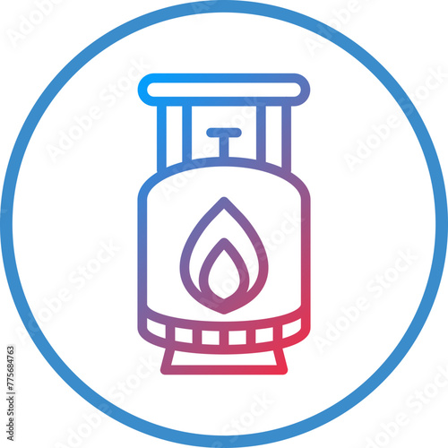 Vector Design Gas Cylinders Icon Style