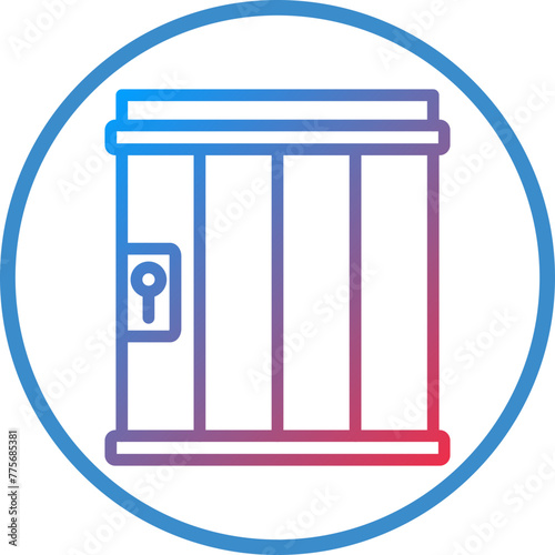 Vector Design Jail Icon Style
