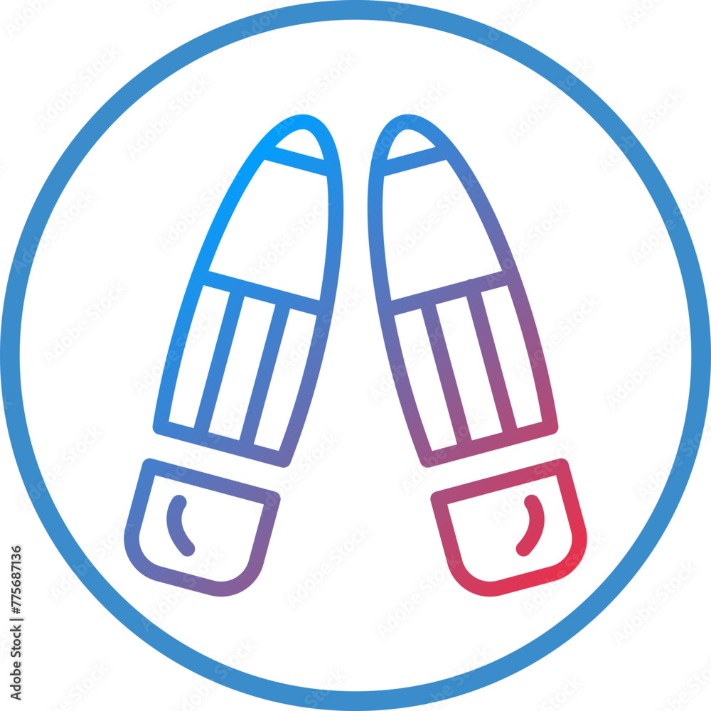 Vector Design Footsteps Icon Style Vector Design Footsteps Icon Style