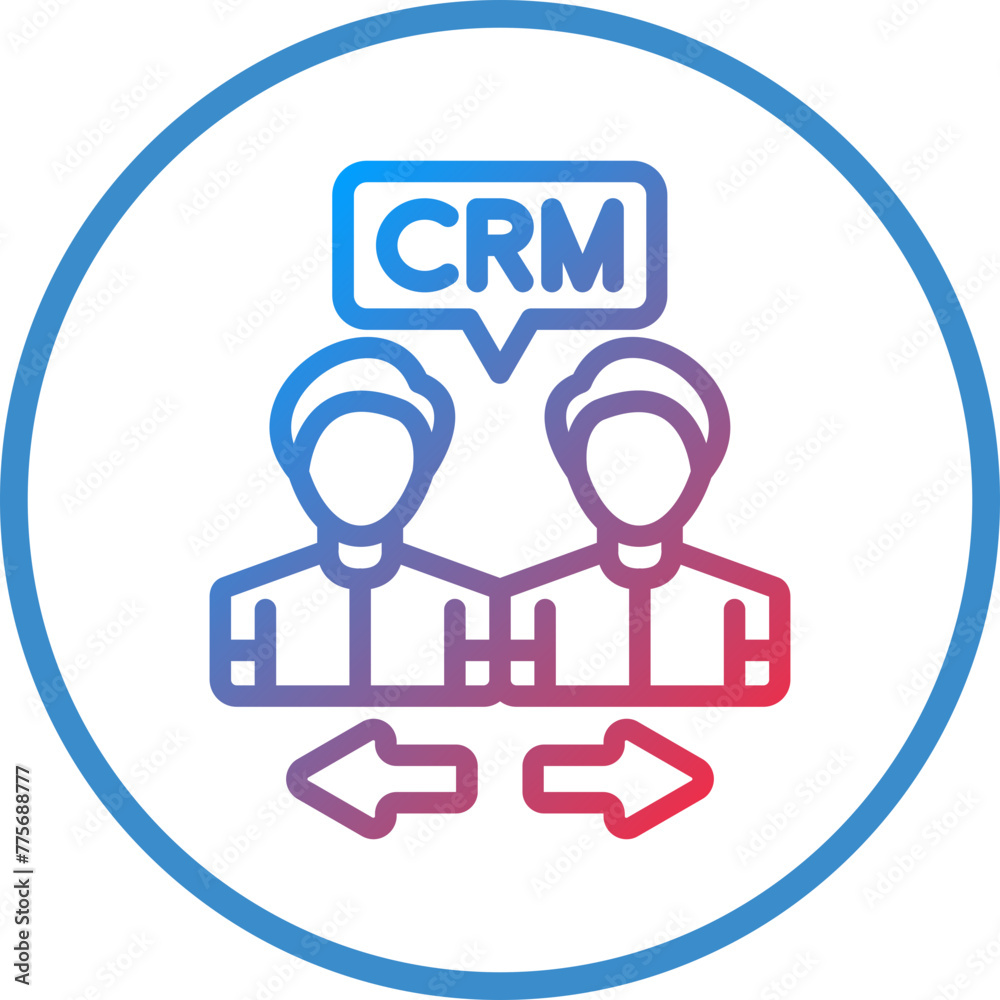 Vector Design Crm Methodologies Icon Style Vector Design Crm Methodologies Icon Style
