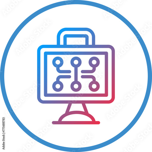 Vector Design Proprietary Technology Icon Style