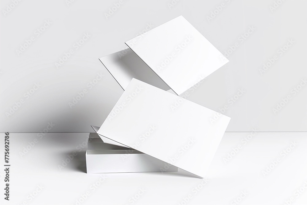 Vector illustration business branding cards template mockup. Vector illustration business branding cards template mockup.