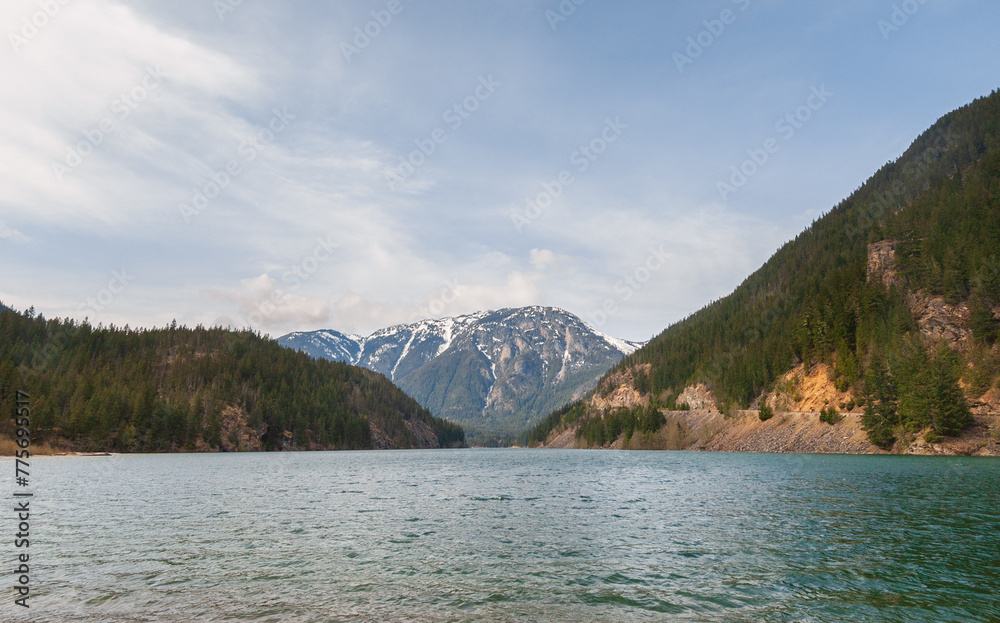 Diablo Lake at North Cascades National Park in Washington State Diablo Lake at North Cascades National Park in Washington State