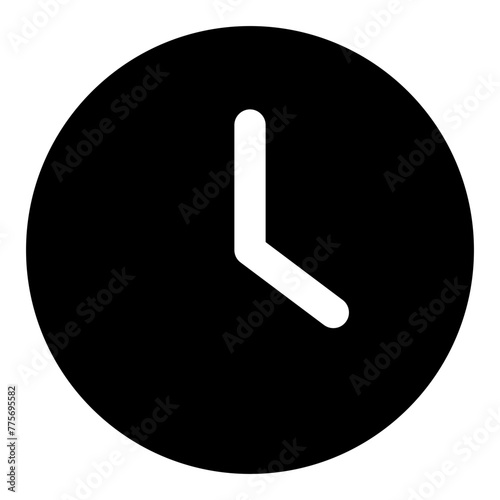 clock icon vector illustration asset element