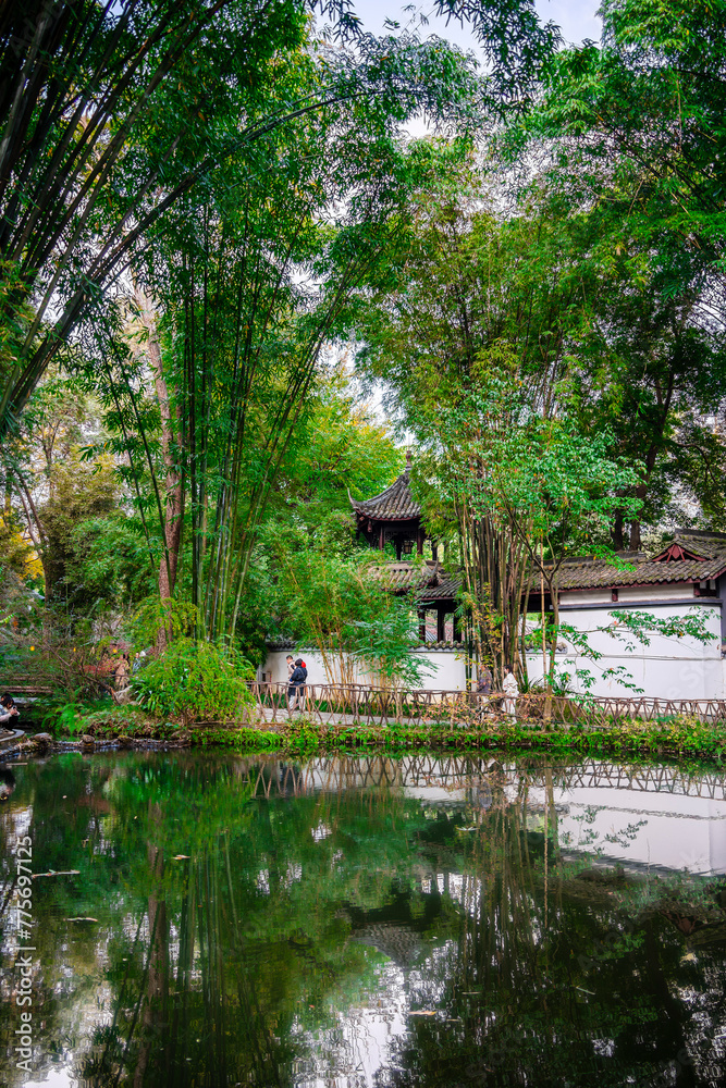 Du Fu Thatched Cottage Park, Chengdu, China