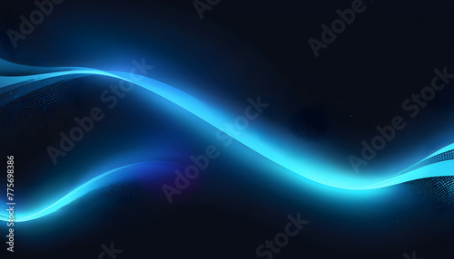 Blue black abstract gradient background grain effect 2