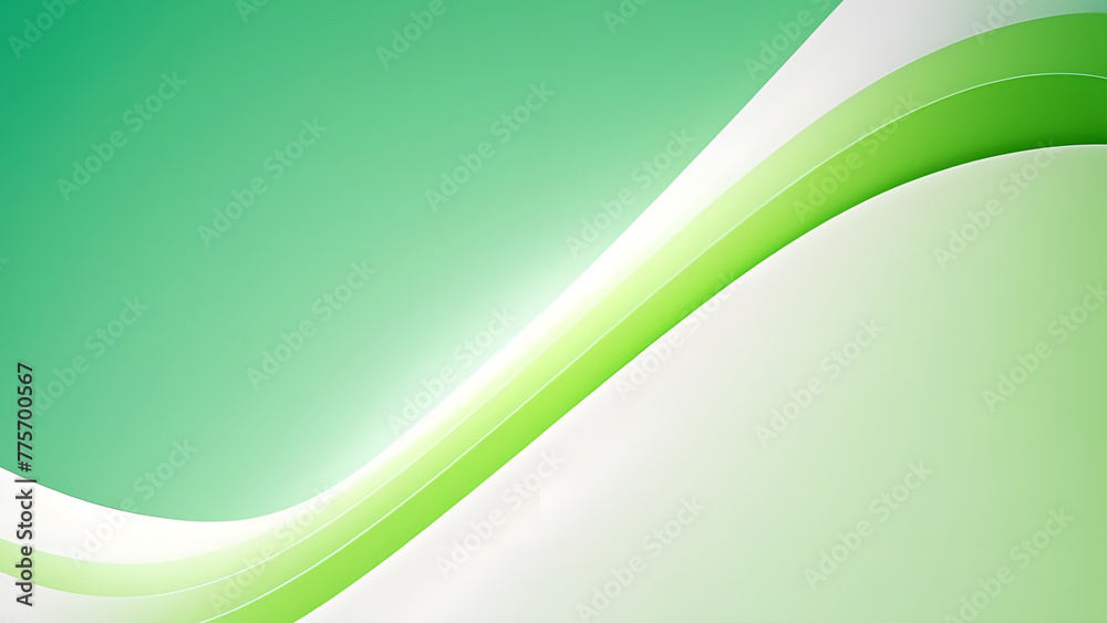 a green and white object is shown on a white background