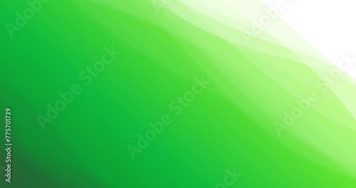 Abstract white curves wave animation on a bright green background. Suitable for opening title background. UHD 4K animation video 4096x2160