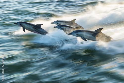 dolphin jumping in the water © Syukra
