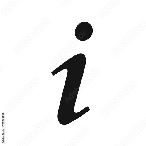 i symbol for information icon info