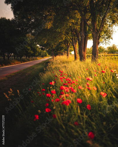 Wonderful poppy flowers in ...