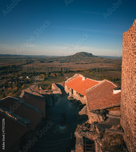 Famous Szigliget castle at ...