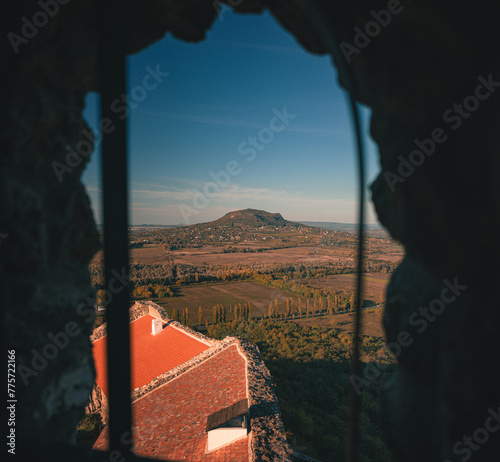 Famous Szigliget castle at ...