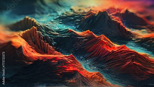 abstrack background illustration landscape contour texture photo