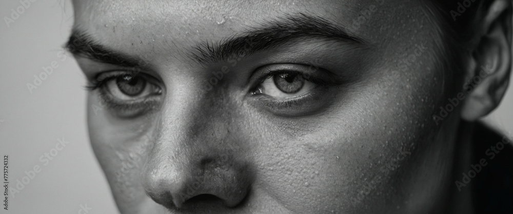 close-up of a person's face close-up of a person's face