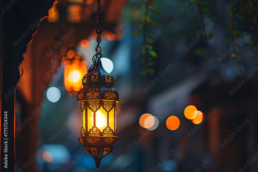 lantern islamic ramadan kareem mubarak ligth 