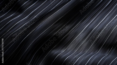 High-Quality Pinstripe Suit Texture Background 