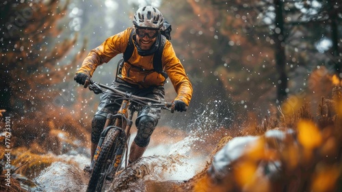 mountain biking through immersive photos, where the rush of wind in your hair accompanies your descent down challenging trails, showcasing your skill and agility.