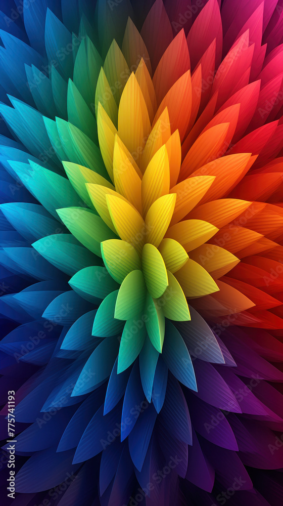 Vibrant gradient feather-like design, ideal for modern ads, design and socials, trendy colors Vibrant gradient feather-like design, ideal for modern ads, design and socials, trendy colors