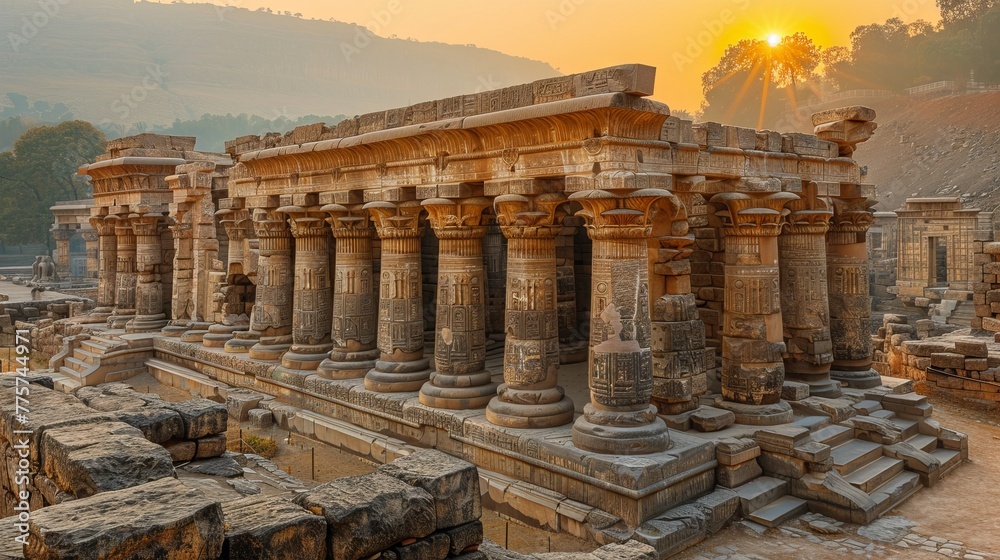 Historical Sites: Photograph ancient ruins, temples, and archaeological sites