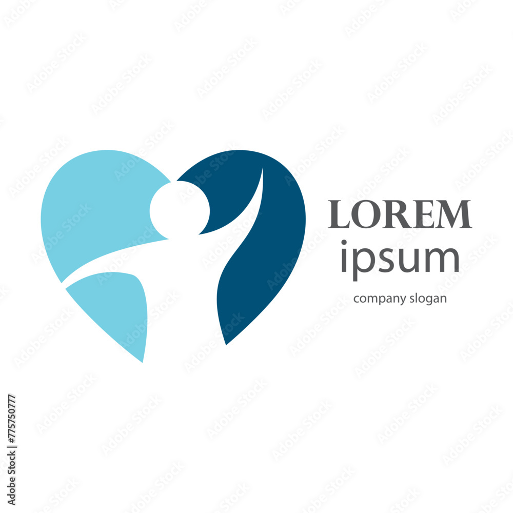 body recovery and health logo illustration design body recovery and health logo illustration design