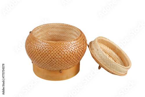  basket container Isolated on white background