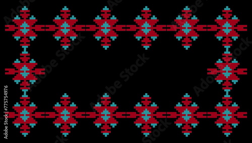 Serbian folk motifs from Pirot carpets and embroideries from old Serbia