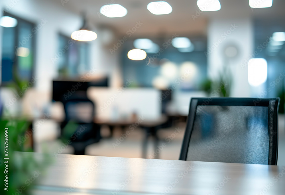 Empty office chair in a modern workspace, corporate environment. Empty office chair in a modern workspace, corporate environment.