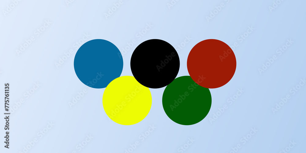 the colors of the Olympic rings
