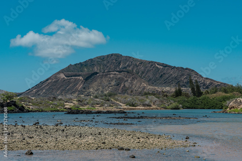 Koko Crater (Hawaiian: Kohelepelepe or Puʻu Mai) is an extinct tuff cone located on the Hawaiian island of Oʻahu near Hawaiʻi Kai. Kaiwi Shoreline Trai, Makapuu HONOLULU OAHU HAWAII photo