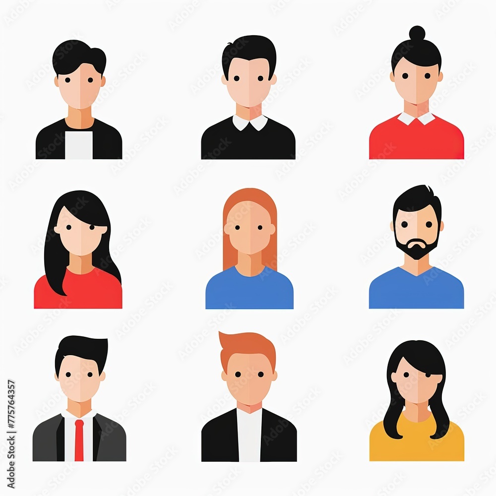 illustration of People icon Job on white background illustration of People icon Job on white background
