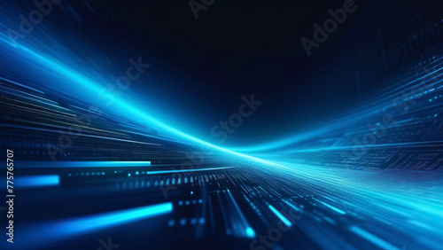 Abstract blue digital background. Big data
