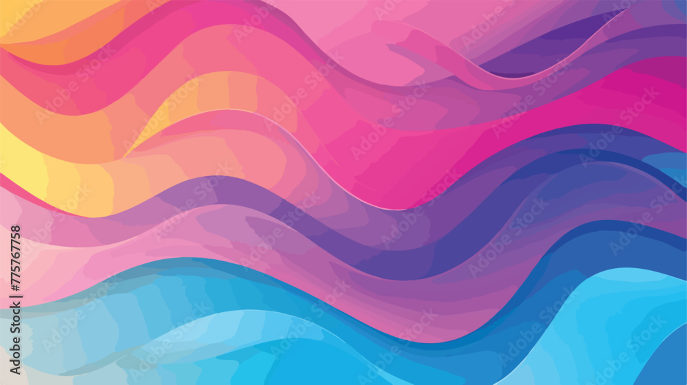 Abstract color background illustration flat vector