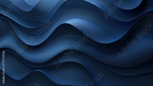 A blue abstract background with flowing waves © GradPlanet