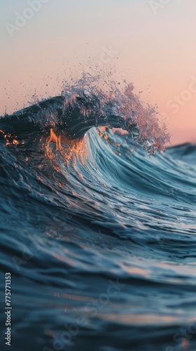 Ocean Wave Close-up
