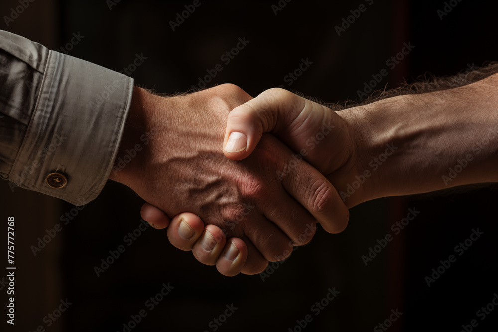 Handshake on office business background. World of work. Offer accepted. Friendship at work. Help others. Association. Handshake on office business background. World of work. Offer accepted. Friendship at work. Help others. Association.