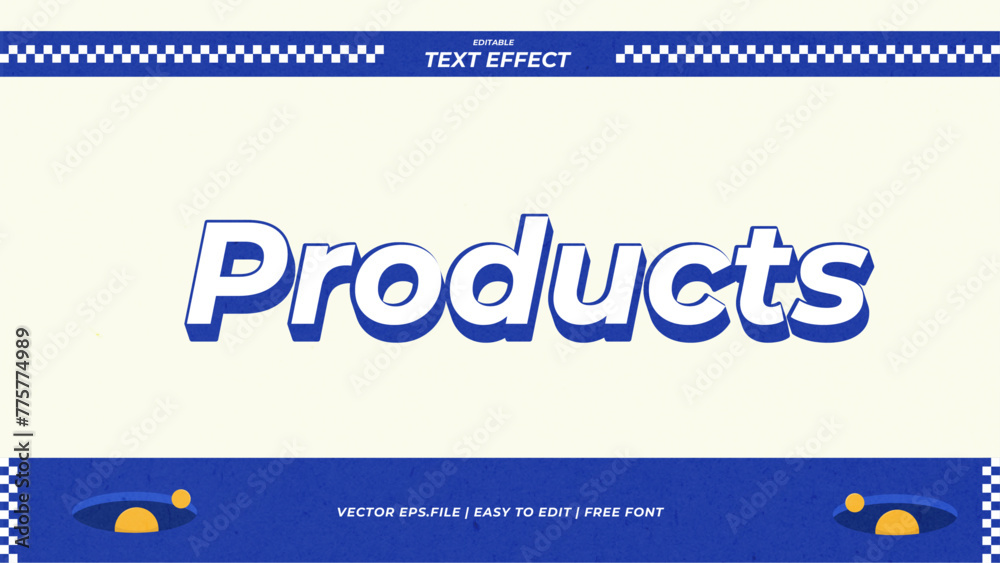 Fototapeta premium Text Effect products