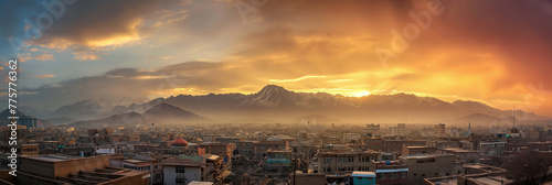 Great City in the World Evoking Kabul in Afghanistan photo
