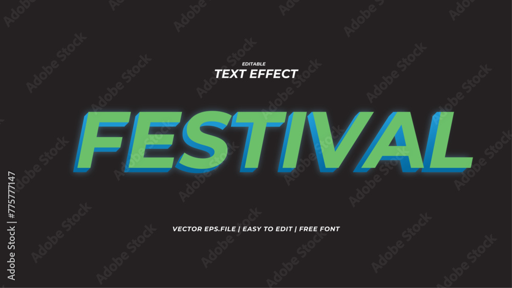 Text Effect festival
