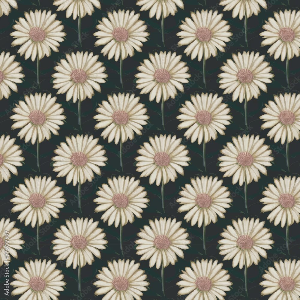 daisy seamless pattern Seamless ,Fabric Pattern, Floral pattern daisy seamless pattern Seamless ,Fabric Pattern, Floral pattern
