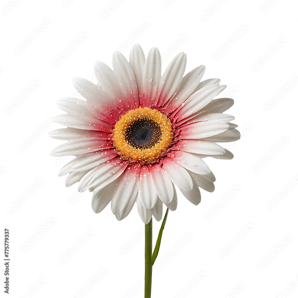 Gerbera Daisy Flower in PNG format with transparent background