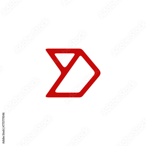 Modern navigation arrow logo design