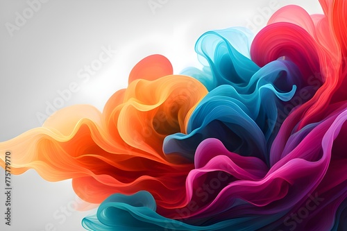 abstract colorful flow background